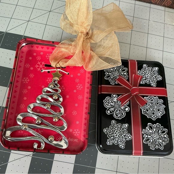 Brighton Silver and Gold Christmas Tree Ornament - Picture 1 of 11